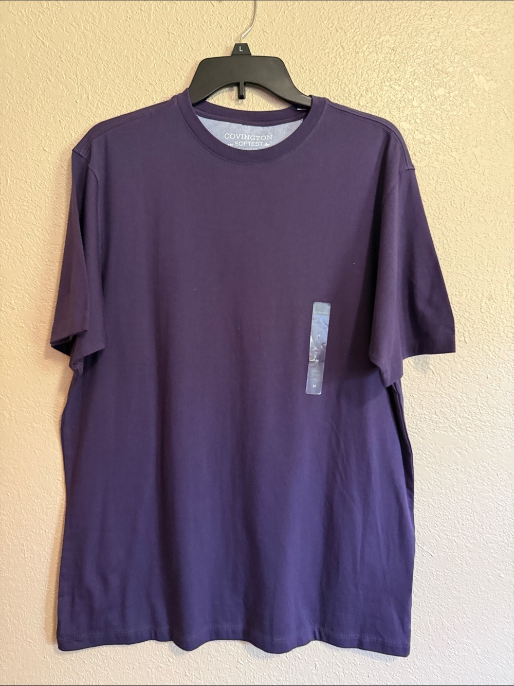 Covington - our SOFTEST tee - Men's Dark Purple Crew Neck Short Sleeve Tee